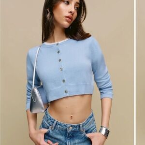 Reformation Janie cashmere cardigan NWT